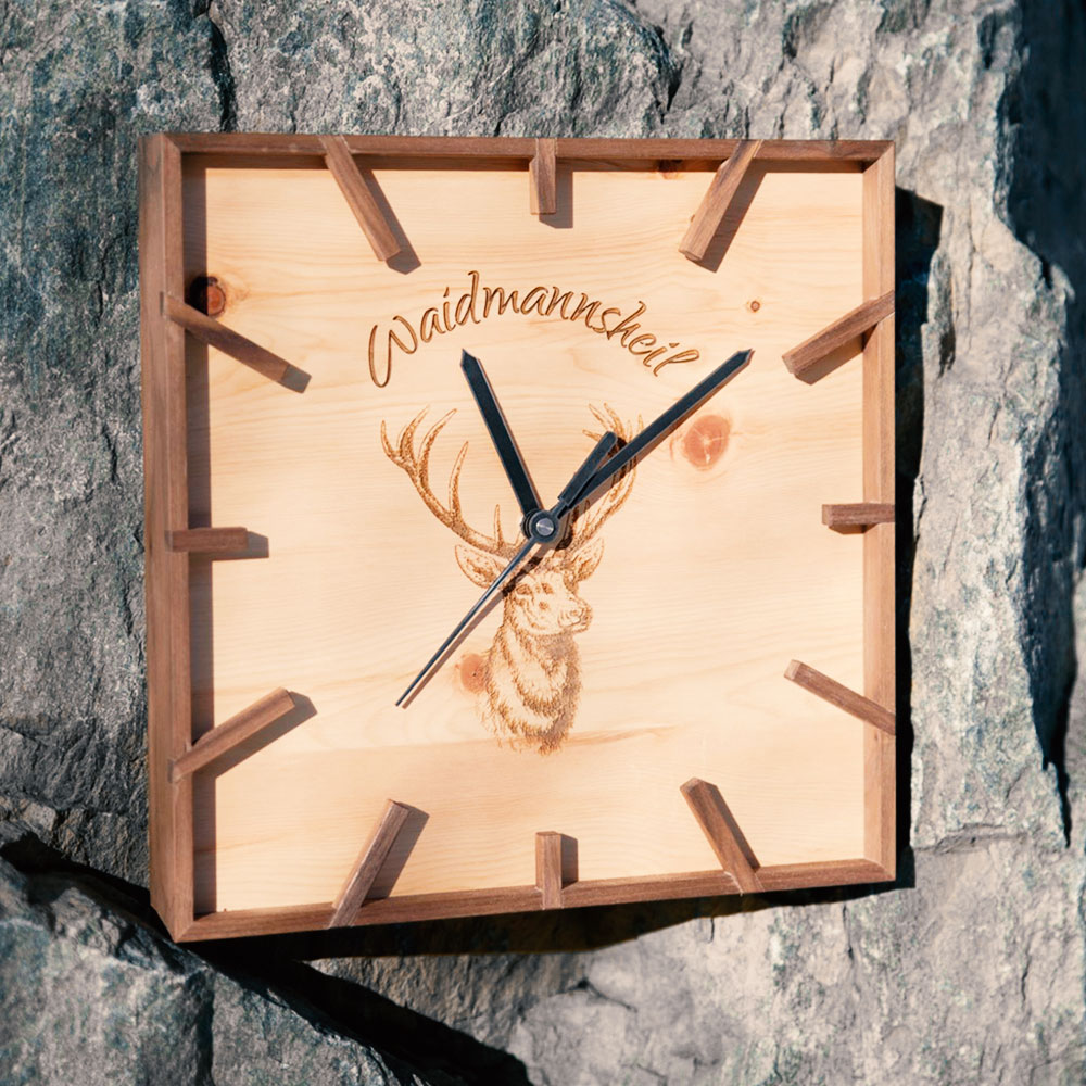 Wanduhr "Jagdzeit" 