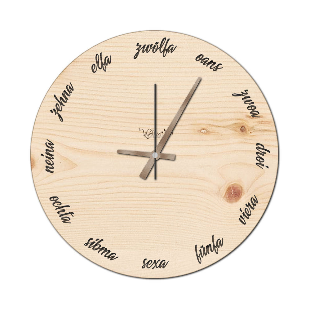 Wanduhr "Zifferlos" 