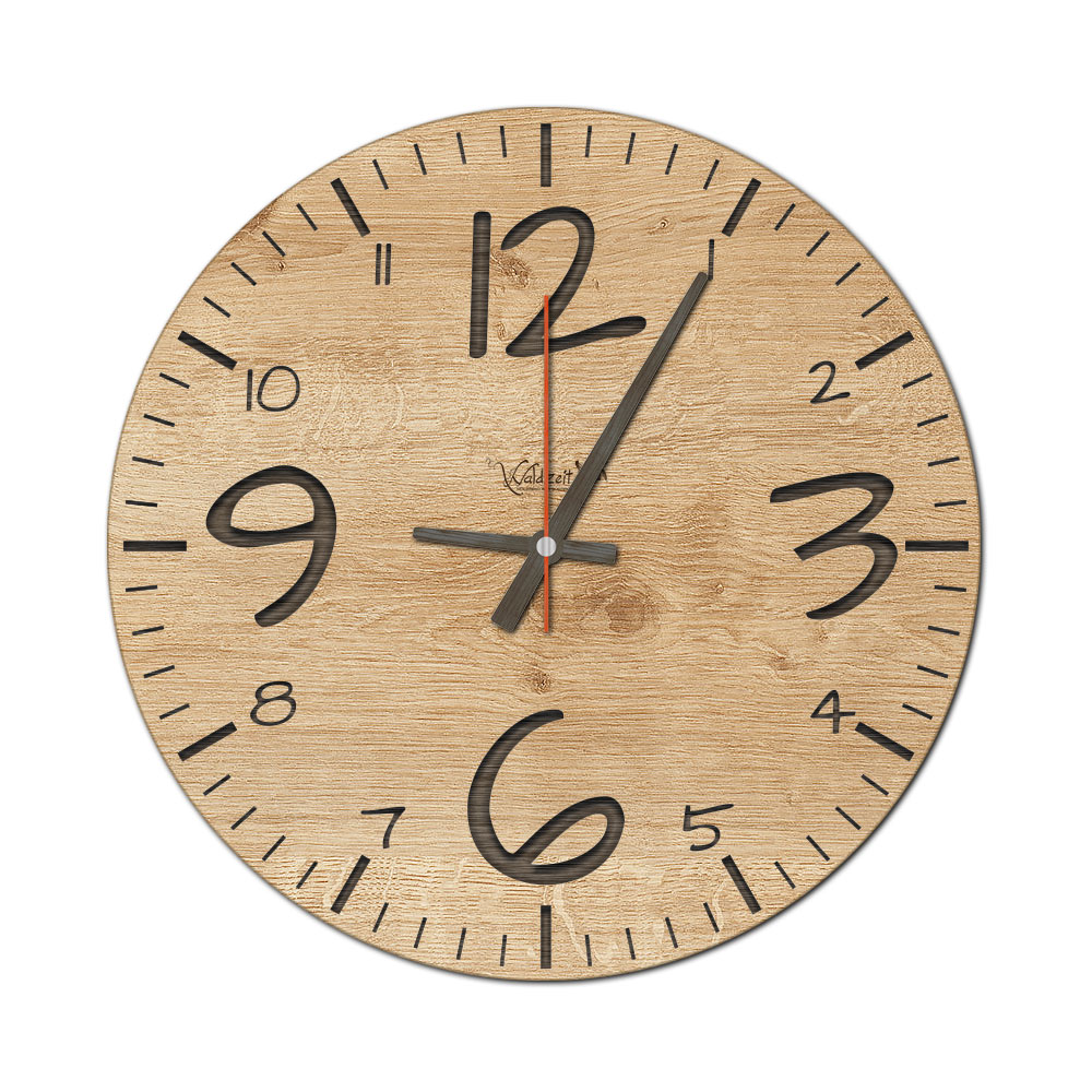 Wanduhr "Mahlzeit" 