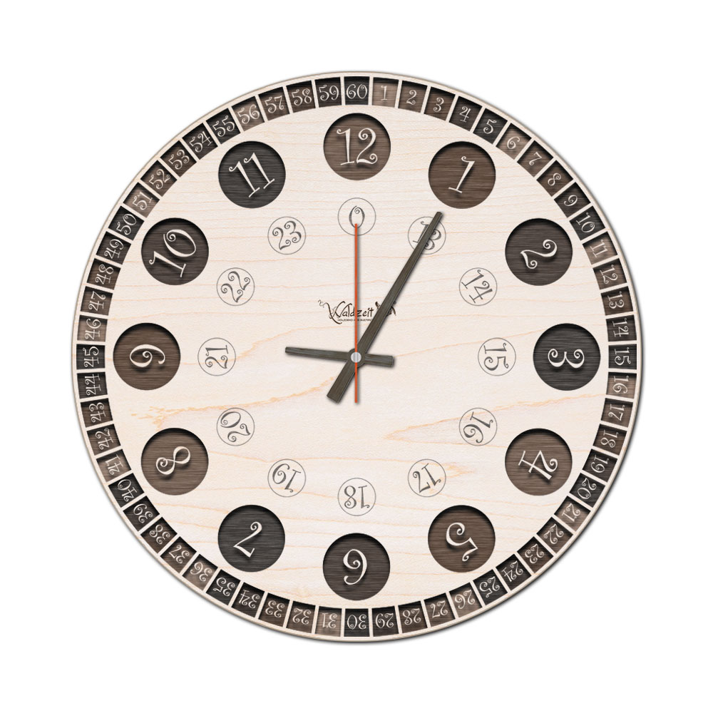 Wanduhr "Lernzeit" 
