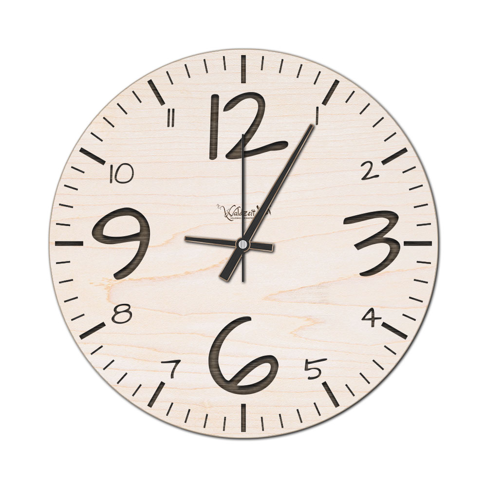 Wanduhr "Mahlzeit" 
