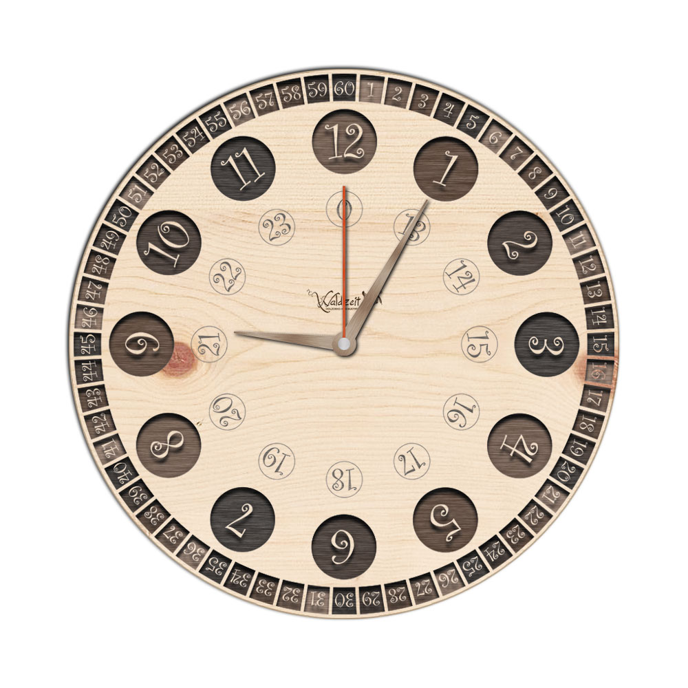 Wanduhr "Lernzeit" 