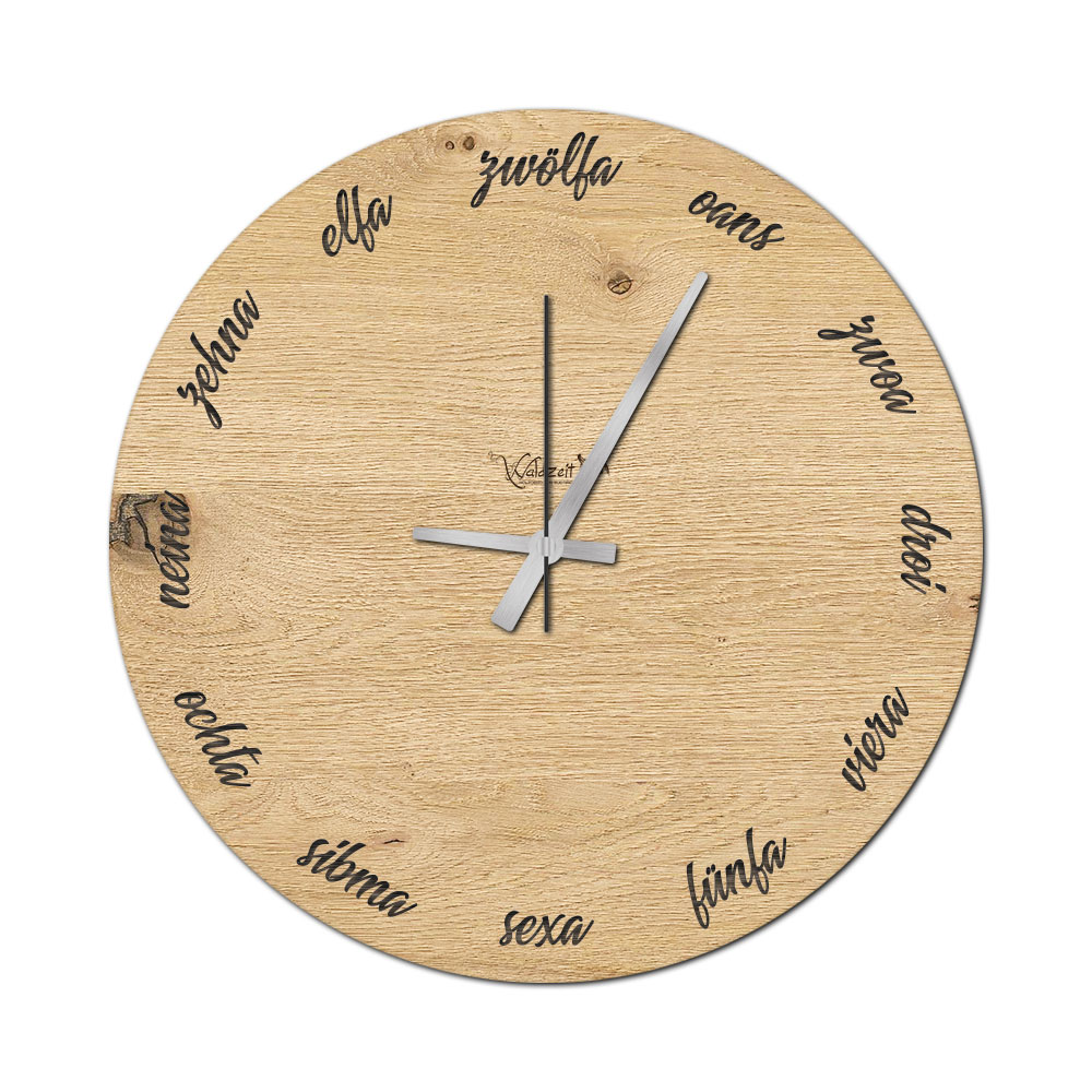 Wanduhr "Zifferlos" 