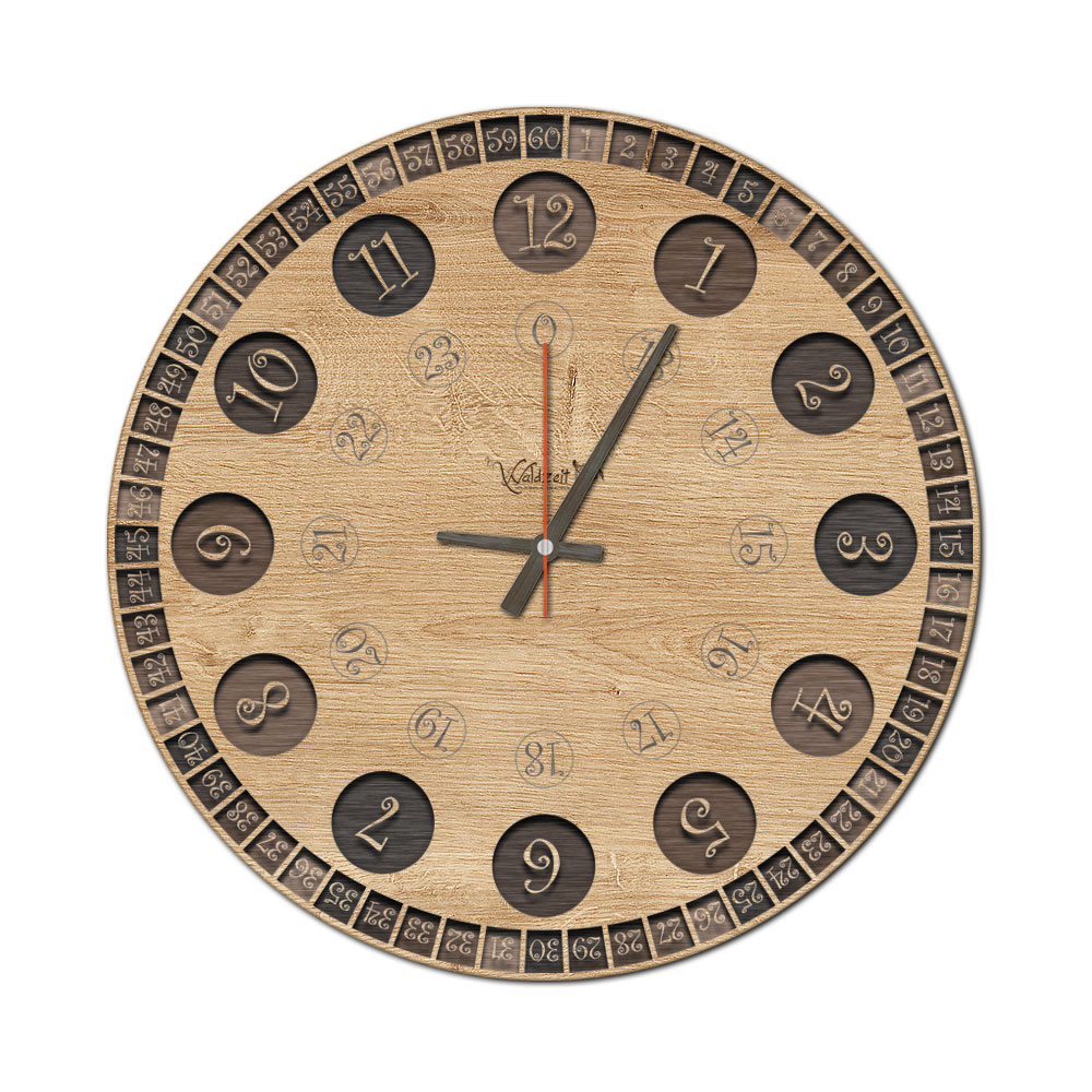 Wanduhr "Lernzeit" 