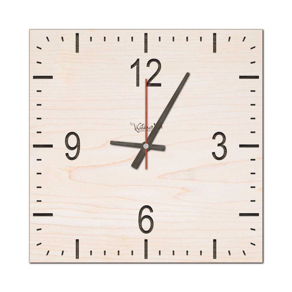 Wanduhr "Kantig" 