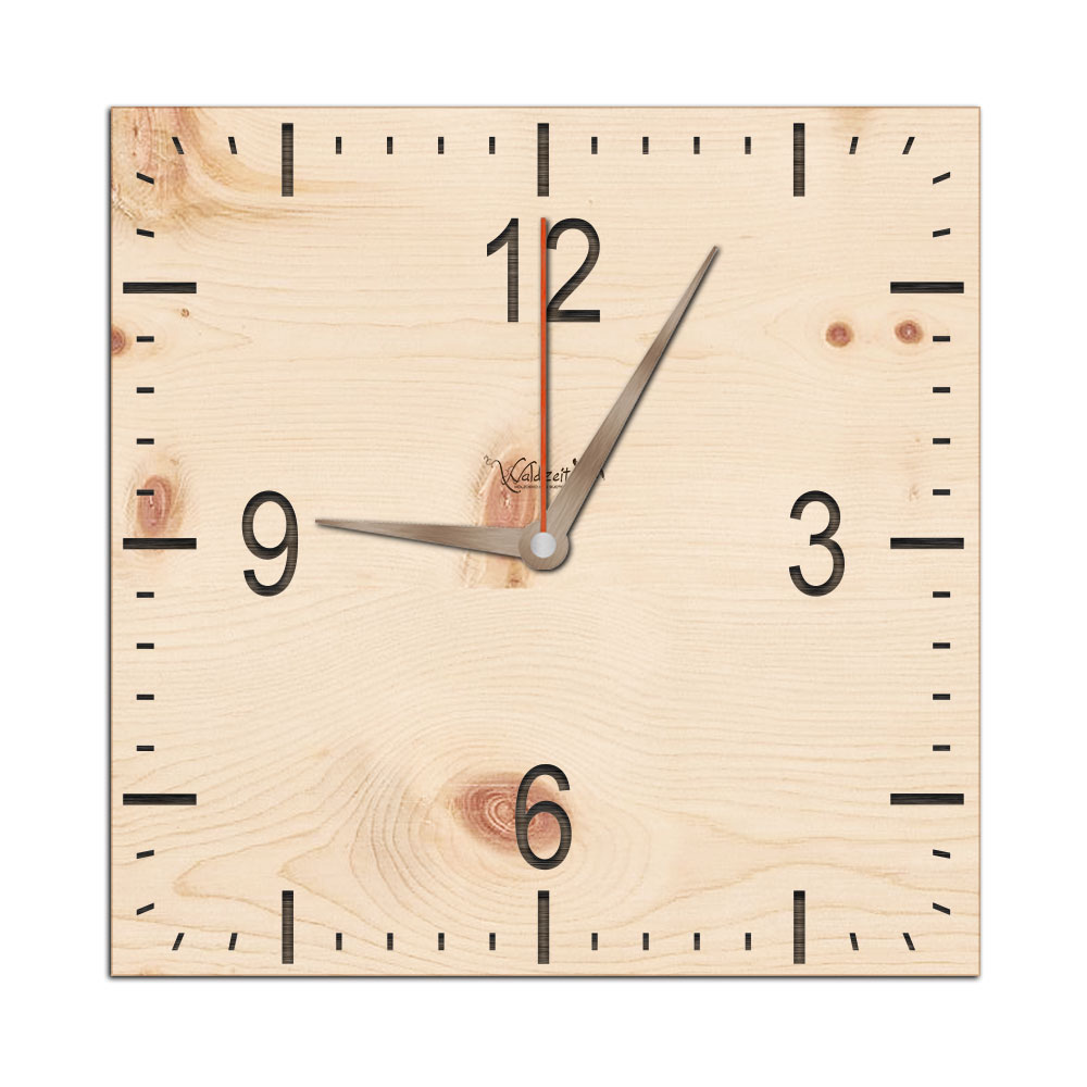 Wanduhr "Kantig" 
