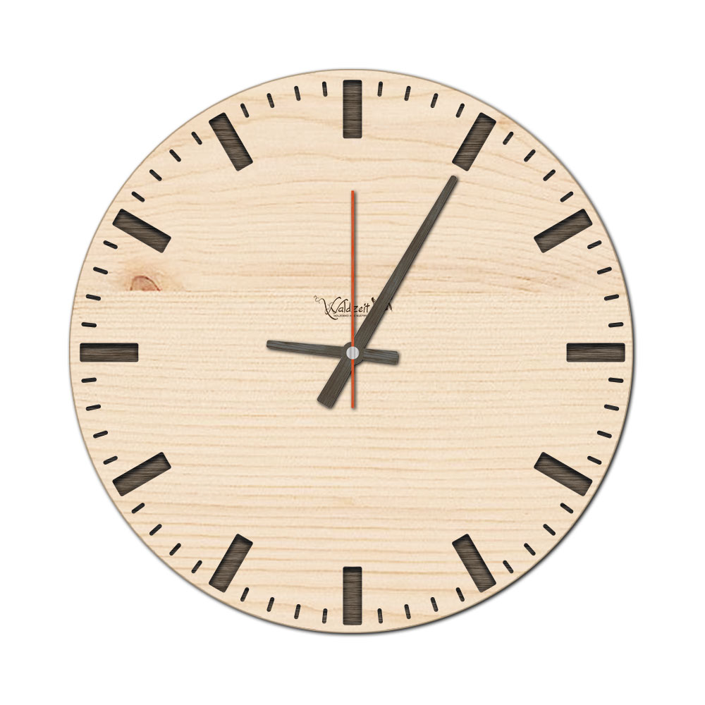 Wanduhr "Diagramm" 