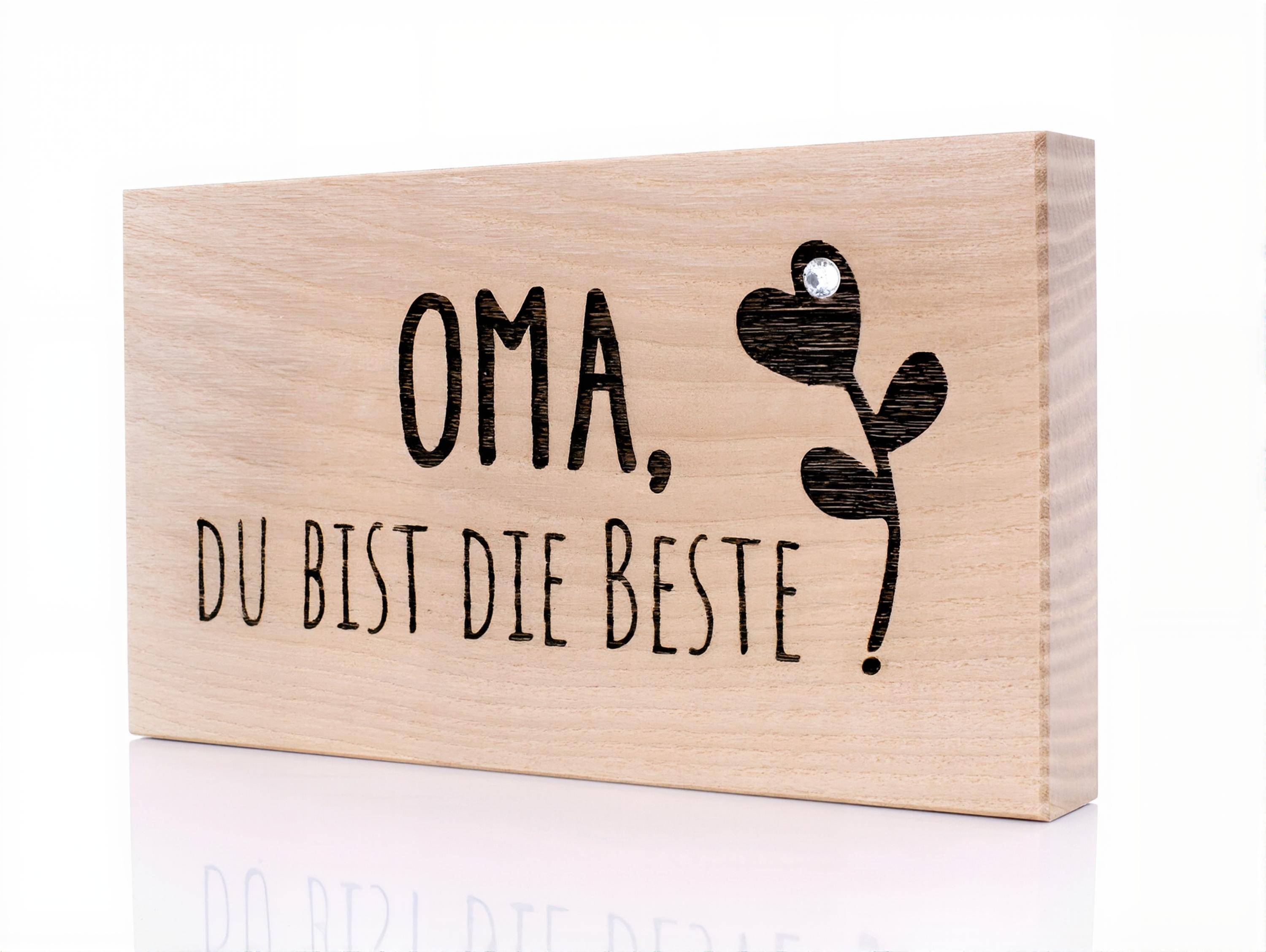 Oma, du bist die Beste.