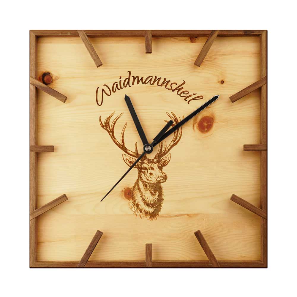 Wanduhr "Jagdzeit" 